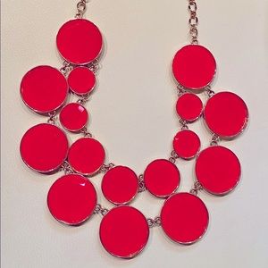 Kate Spade pink circle necklace